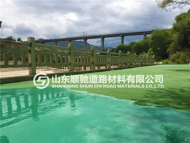 陶瓷顆粒防滑路面漂亮嗎?